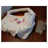 Halloween Ghost Candy Basket Glow in The Dark Plush Halloween Buckets for Trick or Treat Cute Candy Bucket Bag Holder for Party Favors Gifts - Retail: $12