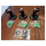 Blink Outdoor Camera Mount, 360 Degree Adjustable Indoor/Outdoor Wall Mount Bracket for Blink Home Security System Black 3 Pack - Retail: $10