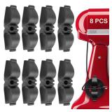 Upgraded kitchen appliance cord organizers Stick On Appliance Wire Organizer, Cord Organizer for Appliances Wire Wrapper for Kitchen Appliances Mixers, Coffee Maker, Pressure Cooker - Retail: $8