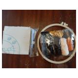 Punch Needle Kit for Adults Beginners Cat Face Design, Step-by-Step Video Pre-Printed Pattern and Written Instructions, DIY Embroidery Set with Yarn, Fabric, Hoop for Home Decor Crafts - Retail: $15