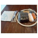 Punch Needle Kit for Adults Beginners Cat Face Design, Step-by-Step Video Pre-Printed Pattern and Written Instructions, DIY Embroidery Set with Yarn, Fabric, Hoop for Home Decor Crafts - Retail: $15