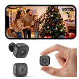 Hidden Camera, Mini Small Camera, HD Security WiFi Wireless Cameras SD Card Storage & App Control, Wireless Surveillance with Magnetic Mount, Motion Detection for Indoor - Retail: $31