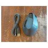 AOC 2.4GHz Ergonomic Mouse, Wireless Bluetooth Vertical Mouse for Work, 4800 DPI Optical Tracking, 5 Adjustable DPI, Quiet Clicks, RGB Light, Compatible with Computer, Laptop, PC, Mac, Desktop - Gray 