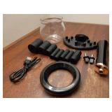 Electric Makeup Brush Cleaner and Dryer Machine - Super Fast Clean and Dry Make Up Brushes - Automatic Cosmetic Brush Spinner Washer Tools - Retail: $22