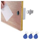 RFID Electronic Cabinet Lock Hidden DIY for Wooden Cabinet Locker Drawer Cupboard (Gray) - Retail: $12