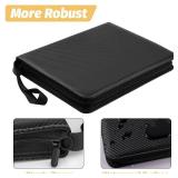 Trading Card Binder, 900 Pockets Card Binder, 9-Pocket Sided Pocket Sports Card Binder, Premium Card Binders Compatible with MTG, TCG, Baseball Cards(Carbon Black) - Retail: $10