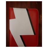 Card Binder 4 Pocket Trading Game Collection Album with 50 Removable Sleeves, Premium PU Holder Zipper, Trading Card Book Holder for Game Cards, Sports Cards, Baseball, Basketball, Football Cards - Re