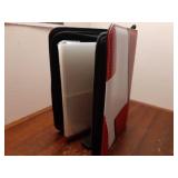 Card Binder 4 Pocket Trading Game Collection Album with 50 Removable Sleeves, Premium PU Holder Zipper, Trading Card Book Holder for Game Cards, Sports Cards, Baseball, Basketball, Football Cards - Re