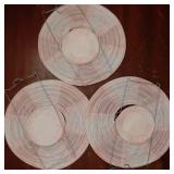 Pack of 3 Stripy Hot Air Balloon Paper Lantern Wedding Party Decoration Craft Lamp Shade (Baby Pink, 8 (20CM)) - Retail: $9"