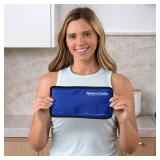 Gel Cold & Hot Packs Medium 5x10 in. Reusable Warm or Ice Packs for Injuries, Hip, Shoulder, Knee, Back Pain Hot & Cold Compress for Swelling, Bruises, Surgery - Retail: $12