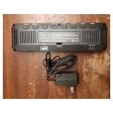 Large Display Digital Alarm Clock for Bedrooms, Date Day of Week Calendar Desk Table Clocks for Living Room Office, Dimmable Plug in Electric Clock, 5 Volumes, Loud, Auto DST - Retail: $19