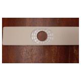 Greenspring Brushed Nickel Faucet Plate, Sink Hole Cover, Faucet Deck Plate 10 Inch 1 or 3 Hole Long Rectangle Cover Deck Plate Faucet Escutcheon for Bathroom Vanity Sink Faucet Stainless Steel - Reta