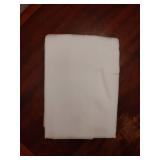 100% Egyptian Cotton King Pillow Cases Set of 2 - Luxury 1200 Thread Count Stripe Pillow Cases King Size, Soft, Cooling, Breathable, Hotel Quality Damask Pillowcases (White) - Retail: $33