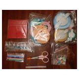 41Pcs Pom Pom Maker Kit, 8 Size Pompom Maker Tools Set with Warped Head Scissor and Instruction, Used for Fluff Ball Weave DIY Crochet Knitting, Pom Pom Maker for Yarn Knitting Craft Project - Retail: