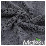 Makeup Remover Wash Cloths - Super Soft & Quick Dry Microfiber Face Towel, Absorbent Washcloths for Cleansing, Fingertip Face Towels for Makeup Removal, 13 x 13 inch, Pack of 1, 6 Count, Grey - Retail