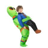 Inflatable Costume Alien for Kids, Funny Blow up Alien Costumes, Halloween Aliens Abduction Inflatable Costume - Retail: $47