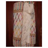 Boho Spring Table Runner Colorful for Easter Decorations 12x72 Inches Farmhouse Small Macrame Woven Burlap Rustic Coffee Dresser Table Runner Dining Kitchen Centerpiece Bohemian Decor - Retail: $12