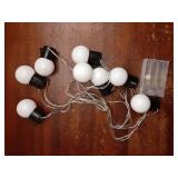 Battery Operated String Lights for Marquee Light Up Letters Numbers LED 8-Bulb White Indoor Outdoor Cool White Light Bulbs Bedroom Wall Christmas Decor Wedding Birthday Party Decorations - Retail: $13