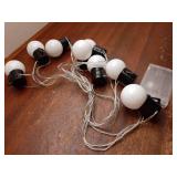 Battery Operated String Lights for Marquee Light Up Letters Numbers LED 8-Bulb White Indoor Outdoor Cool White Light Bulbs Bedroom Wall Christmas Decor Wedding Birthday Party Decorations - Retail: $13