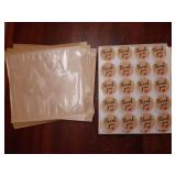 100 Pack Cookie Packaging Bags with Seal, 5.7x6.5 Inch Paper Bakery Bags with Window, Heat Sealable & Grease Resistant To Go Bake Sale Sleeves for Treat, Donut, Cake Slice, Scone, Brownie - Retail: $9