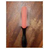 Classic Styling Curly Hair Brush. 9 Row Black Brush for Detangling, Separating, Shaping. For Women and Men Wet or Dry Hair. - Retail: $9