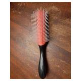 Classic Styling Curly Hair Brush. 9 Row Black Brush for Detangling, Separating, Shaping. For Women and Men Wet or Dry Hair. - Retail: $9