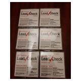 LeadCheck Swabs, Instant Lead Test, 6-Pack of 8-Pack Crystal Case - Retail: $188