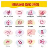 Sound Effects Machine - Easter Basket Stuffers - 16 Hilarious Sounds - Boys Prank Gifts for Kids- 6 7 8 9 10 Year Old Boy Gifts - Fun Boys Toys for Ages 8-13 Years - Cool Gadgets for Teens Easter Gift