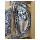 STORAGE MANIAC Rolling Laundry Hamper with Wheels 110L Laundry Basket, Round Laundry Cart with Metal Frame and Removable Bag, Clothes Hamper for Bedroom, Bathroom, Dorm Room, Laundry Room, Black - Ret