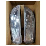 Driving Fog Lights Lamps Replacement for 2003 2004 03 04 Toyota Corolla with 9006 12V 35W Halogen Bulbs & Wiring Harness Kit (Clear Lens) - Retail: $50