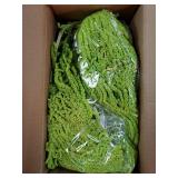 12Pcs Dried Amaranthus Hanging Flowers, 24 Inch Green Artificial Amaranthus Flowers for Wedding Arch, Floral Garland, Home Wall Decor, Preserved Natural Decorations