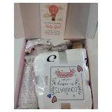 New Mom Gifts & Baby Girl Gift Set for Newborn, Baby Girl Gift Basket with Baby Milestone Blanket, Pregnancy Gifts for Expecting Mom, New Mom Care Package After Baby, Pregnancy Gifts. - Retail: $31