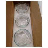 1Cup & 2 Cup Glass Storage Containers with Glass Lids(6Pack),100% Plastic Free, Meal Prep Containers with Silicone Framed Airtight Lid, Leakproof, Dishwasher & Microwave Safe