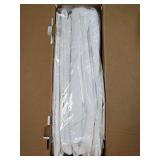 8 Pack Round White Table Cloths 120 Inch for Round Tables, Stain and Wrinkle Resistant Table Linens for Home Use, Wedding, Party, Banquet