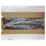 16 inch / 40cm Metal Furniture Legs, Pack of 4 Mid Century Modern Adjustable Square Rectangular Replacement Feet for Home DIY Projects Table Sofa Couch Chair Ottoman Bench TV Stand Black - Retail: $34