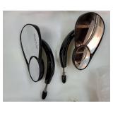 Split Vision Rearview Mirrors fits for Harley 1982-2025 Most Models Road King Street Glide Road Glide Softail Iron 1200 Iron 883 Deluxe Fat Boy Sport Glide XG750 XG500 Sportster, Black - Retail: $45