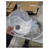 oneisall Dog Water Fountain, 7L/230oz/1.8G Quiet Dog Fountain Water Bowl, Stainless Steel Dog Water Fountain with Visual Water Level&Triple Filtration for Large Medium Small Breed Dogs Pets