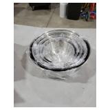 Greentainer 5-Piece Stainless Steel Mixing Bowls Set for Kitchen, Nesting Bowls for Mixing, Baking, Prepping, Cooking and Serving Food, Metal Mixing Bowls Dishwasher Safe