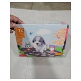 OR OR TU Walking Barking Toy Dog with Remote Control Leash, Plush Puppy Electronic Interactive Toys for Kids, Shake Tail,Pretend Dress Up Realistic Stuffed Animal Dog Age 3 4 5 6+ Years Old Best Gift