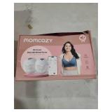 Momcozy M5 Smart APP Controlled Wearable Breast Pump, Hands-Free Wireless Electric Pump, 3 Modes 9 Suction Levels, BPA-Free, Portable Lightweight, 24mm Flange, 2-Pack Cozy Red
