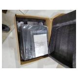 1DOT2 Gun Safe, Biometric Pistol Safe Nightstand, Quick Access Sliding Door Handgun Safes and Gun Lock Box for Home, Car, Truck, Bedside 3-Ways unlock Safe Fingerprint, Digital Key Interior Lights