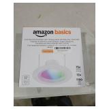Amazon Basics Smart E12 LED Bulb, 6.0 Watts, 2.4 GHz Wi-Fi only, Works with Alexa Only, 4 Pack, Multicolor