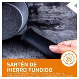 Bruntmor Cast Iron Frying Pan Set of 4-6x4 Inch Black Pre-Seasoned Skillets with Heat-Resistant Silicone - Mini Cast Iron Skillet Set for Stovetop, Oven, and Grill