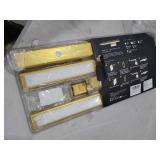 EZVALO Picture Light for Wall, Rechargeable 2400mAh Battery Lights Wireless Remote, 3 Color & Dimmable Magnetic 7.87