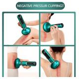 Intelligent Handheld Massage Tool for Anti - Cellulite, Electric Cupping Device with 12 Suction Modes. This Fat Remover Massager is suitable for Arms, Legs, Back and can be Used at Home. (white)