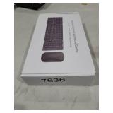 Foldable Keyboard and Mouse, Folding Wireless Keyboard Mouse Combo with Portable Case, Rechargeable 2.4G Wireless+Bluetooth Multi-Device Combo for Windows, iOS, Android, macOS PC/Laptop/Tablet