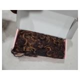 REECHO Curly Hair Extensions - 4PCS 14\" GoGo Curly Clip in Hair Extensions 100% Super Protein Hairpieces with Invisible Lace Weft Silky Soft Natural Look - Chocolate Brown with Golden Highlights