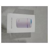Portable Mini Humidifier, Colorful, Cool Mist, USB Powered. Perfect for Bedroom, Office & Car (300ml, White)