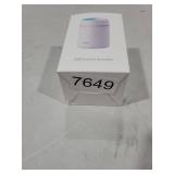 Portable Mini Humidifier, Colorful, Cool Mist, USB Powered. Perfect for Bedroom, Office & Car (300ml, White)