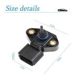 AUCELI Car 4-Pin Fuel Rail Injection Pressure Sensor, Exact Compatible with F150 F250 F350 F450 E150 E250 E350, Super Duty Escape Explorer Focus Taurus Mustang Expedition OEM#3F2E9G756AA